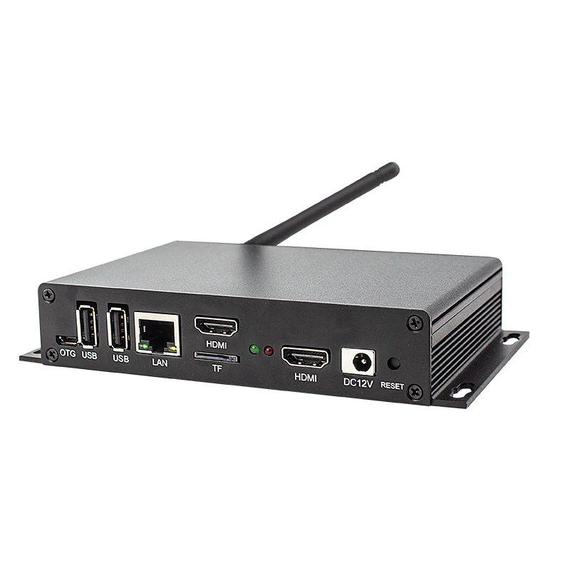 China best price 4K HD Advertising digital signage Media Player Box With Free pubish software