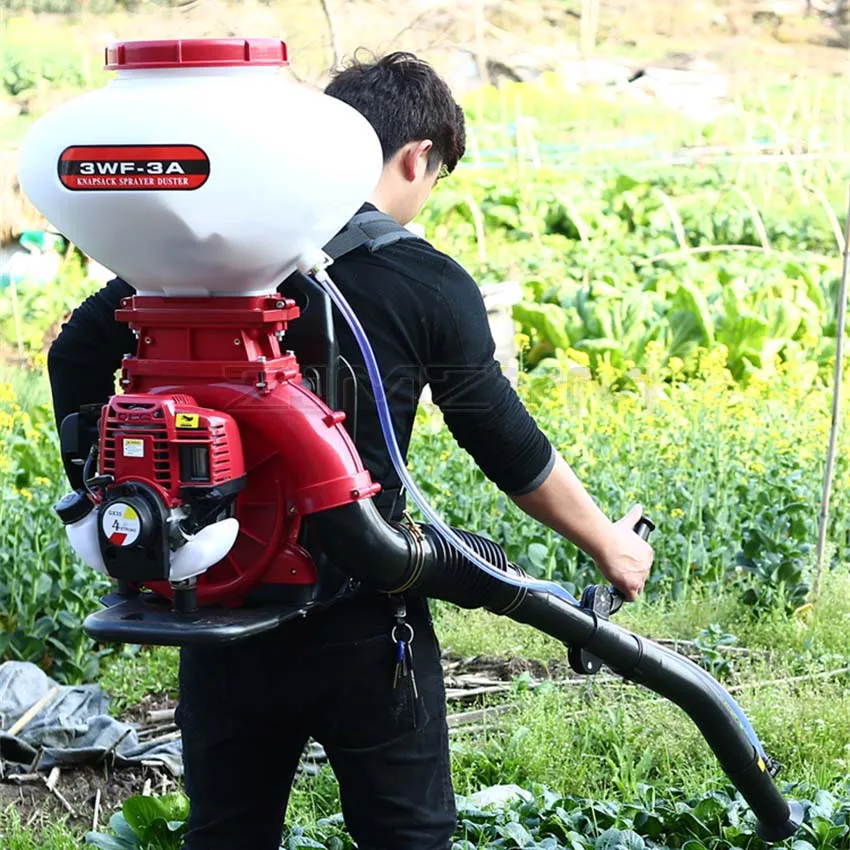 Pulverizador de motor agrícola à gasolina 3wf-3a, 20l, máquina de pulverização, fertilizante, mochila, pulverizador multifuncional