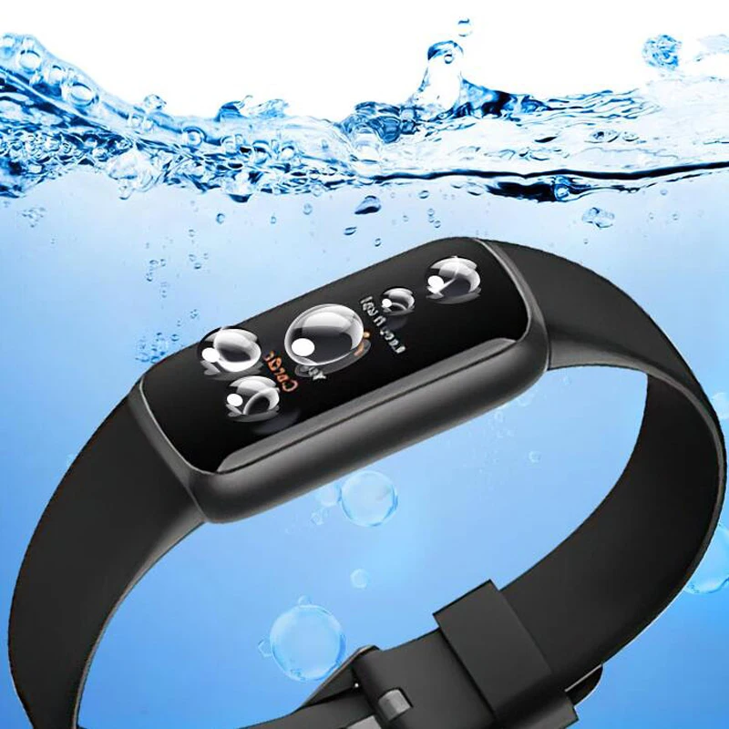 3D Gebogene Weichen Klar Schutzhülle Film Smartband Abdeckung Für Fitbit Luxe Band Smart Armband Armband Screen Protector Zubehör