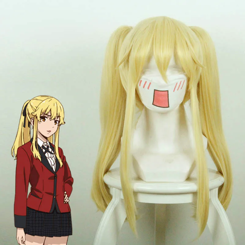 Yomoduki Runa Jabami Yumeko Meari Saotome Vrouwen Pruik Anime KAKEGURUI Cosplay Cup R Synthetische Cosplay Pruik