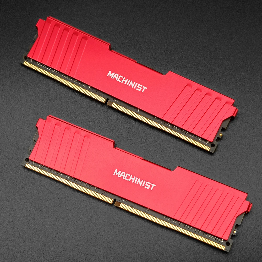 MACHINIST Motherboard Accessories DDR4 8GB 16GB Memory 2133MHz 2666MHz 3200MHz Support Desktop And Server RAM With Heat Sink