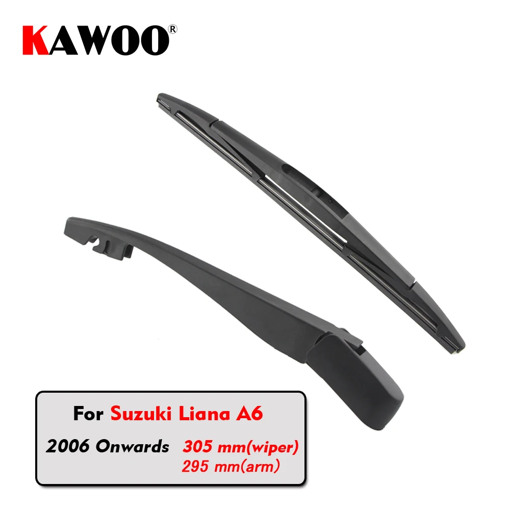 

KAWOO Car Rear Wiper Blade Blades Back Window Wipers Arm For Suzuki Liana A6 Hatchback (2006 Onwards)305mm Auto Windscreen Blade