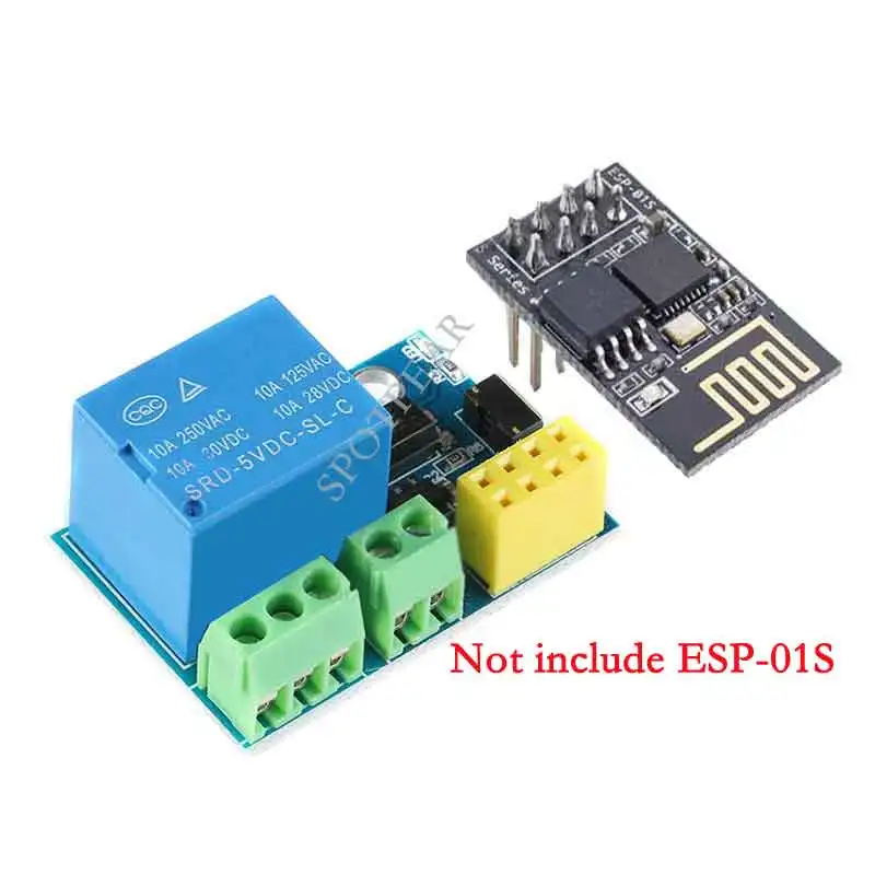 Module de relais ESP pour Module émetteur-récepteur sans fil WiFi ESP-01 ESP-01S