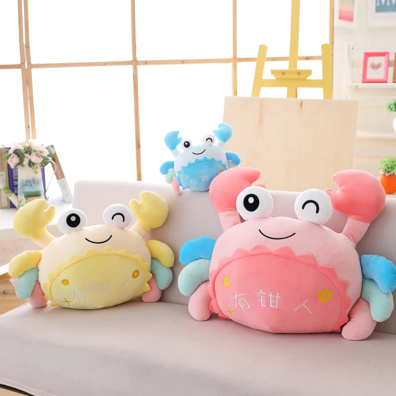 

Ocean Creatures Plush Crab Doll Kawaii Stuffed Marine Animal Toys for Baby Kids Birthdays Gifts Home Decoration Pendant 65cm