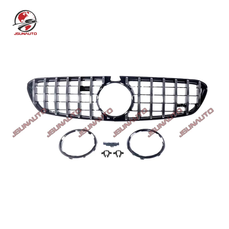 GT Grille For Mercedes S63 S500 C217 Coupe to S65 Style Unpainted Front Bumper Rear Diffuser External Accessories
