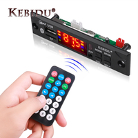 DC 12V Wireless MP3 Decoder Bluetooth Board Car MP3 Player Module AUX 3.5MM MP3 WMA WAV Audio Player Support USB TF FM Bluetooth