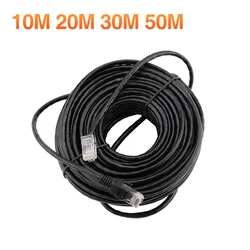 Techage-Cable de red Ethernet Cat5 opcional para exteriores, Cable Lan de red CCTV para cámaras IP de sistema, impermeable, 10M, 20M, 30M, 50M