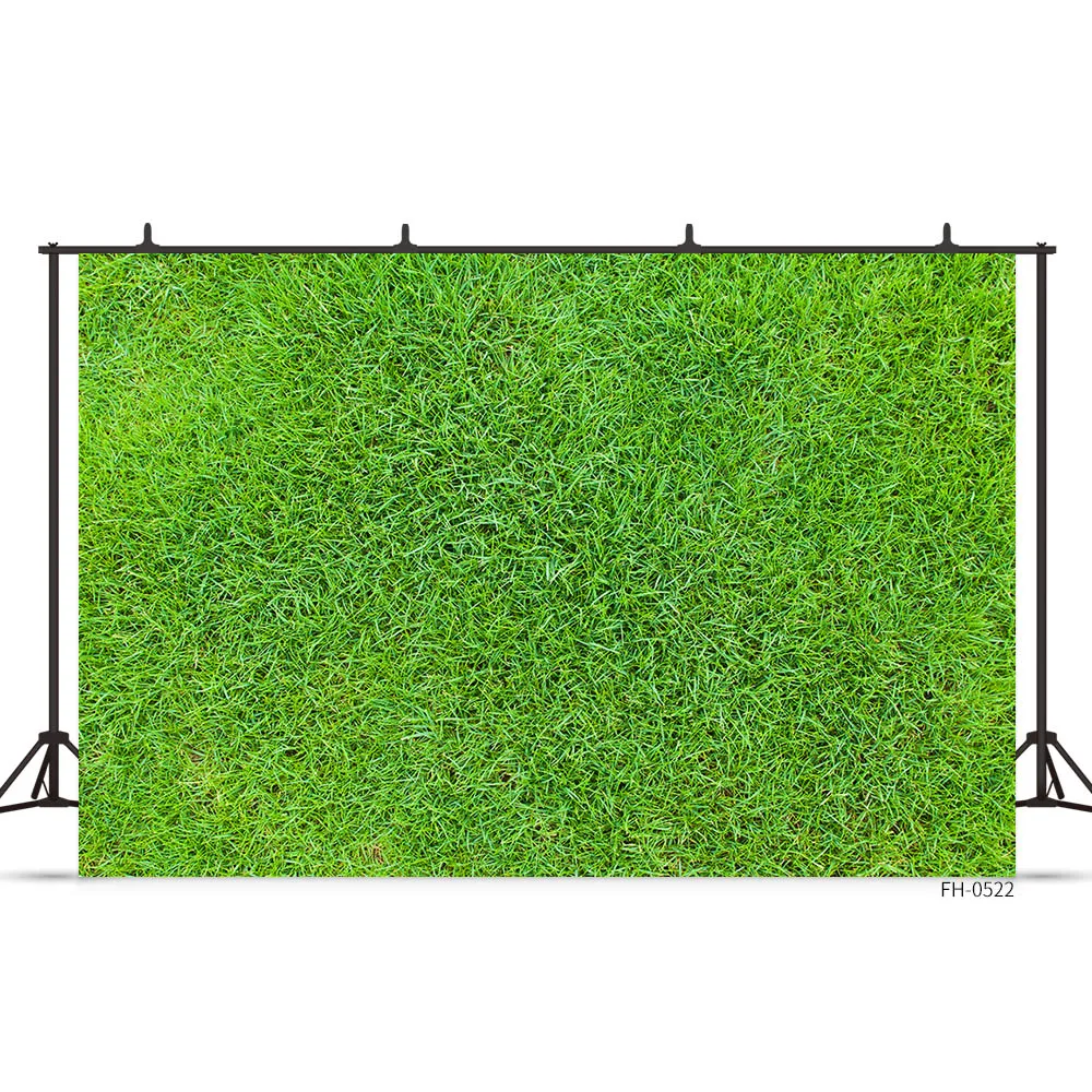 Grass Soccer Party Spring Photography Background Boys Newborn Wedding Birthday Party Decor Photocall Backdrops For Photo Studio