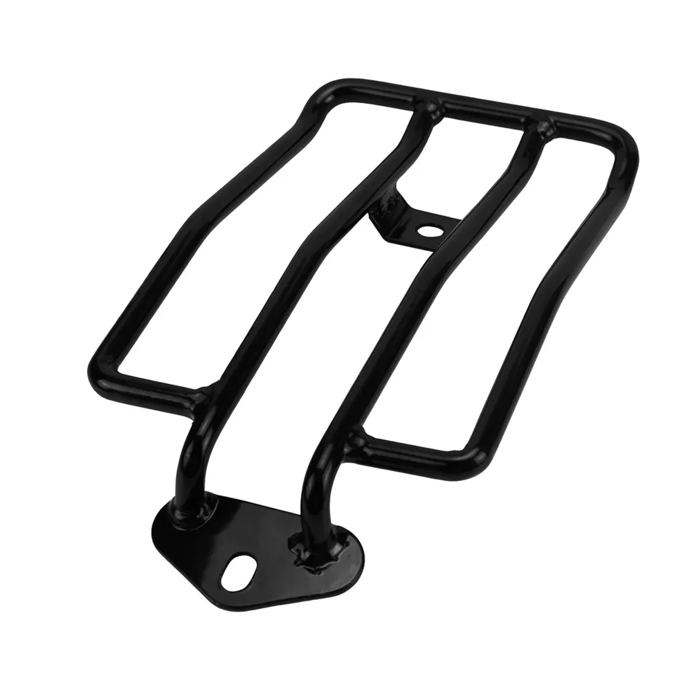 Motorcycle Black Steel Rear Fender Luggage Rack Support Shelf Solo Seat For Harley Sportster XL Iron 1200 883 48 Low 2004-2020