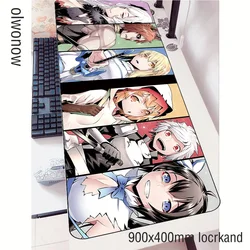 DanMachi mouse pad best seller 900x400x3mm pad to mouse mousepad esports large gaming padmouse gamer keyboard mouse mats