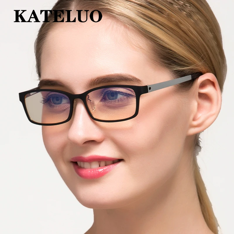 

KATELUO Brand Computer Goggles Anti Blue Light Fatigue Radiation-resistant Reading Glasses Prescription Eyeglasses Frame