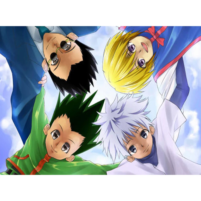 Diamond Painting Full Drill Anime Poster Hunter x Hunter Picture Diamond Embroidery Cross Stitch Kit Diamond Mosaic FH337