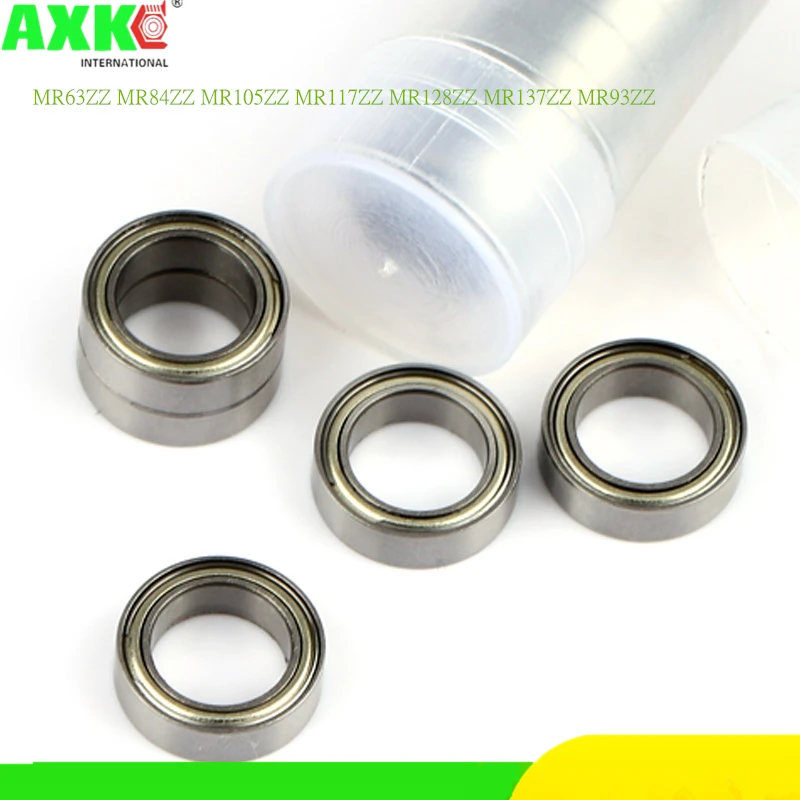 

AXK 10PCS MR52ZZ To MR148ZZ Miniature Deep Groove Ball Bearings MR63ZZ MR84ZZ MR105ZZ MR117ZZ MR128ZZ MR137ZZ MR93ZZ Bearing