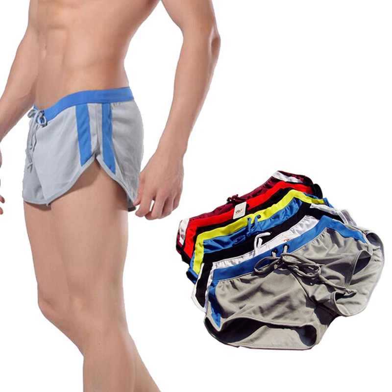 Sports Men Polyester Quick Drying Running Shorts Summer Beach Sexy Shorts