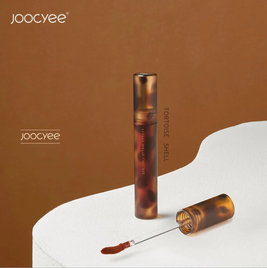 Joocyee Tortoise Shell Velvet Matte vloeibare lippenstift Lipgloss Glaze Soepel hydraterende waterdichte langdurige make-up