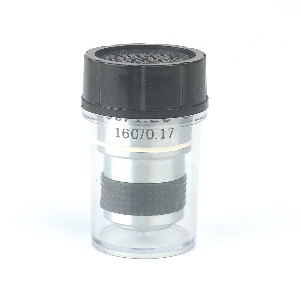 EYSDON 100X Biological Microscope Objectives Lens 185mm Conjugate Distance Eyepieces Accessories