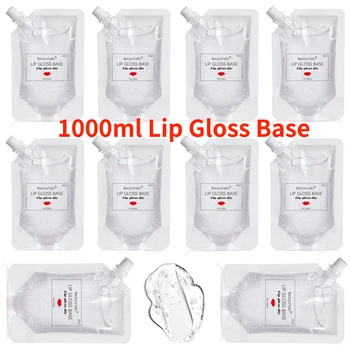 1000ml DIY Clear lipgloss base Oil Non-Stick Moisturizing Lipstick Material Gel Lip Gloss…