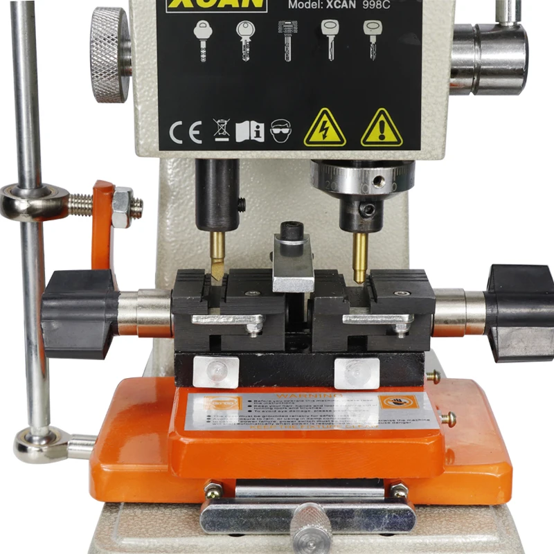 XCAN Universal Key Cutting Machine 998C 110/220V Key Cutting Machine for Marking Duplicating Car House Keys Locksmith Tool