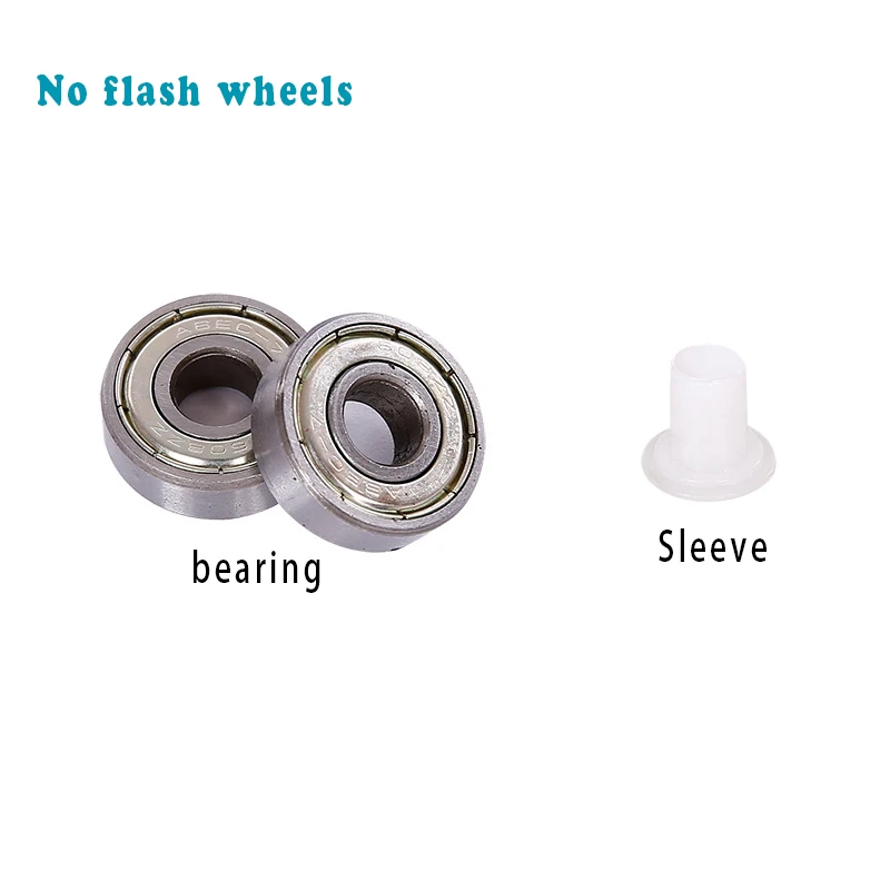 Skate wheel PU rubber wheel non-slip silent wear-resistant delivery bearing children adult single row shoe accessories