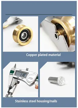 8 nejlepší prodej hliníková posuvná okenní kolečka - №3