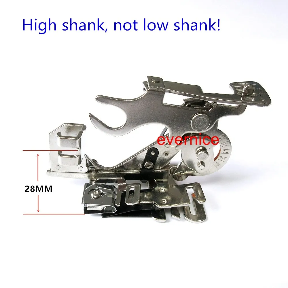 Ruffler Presser Foot Feet High Shank for SINGER Babylock Brother Janome Juki