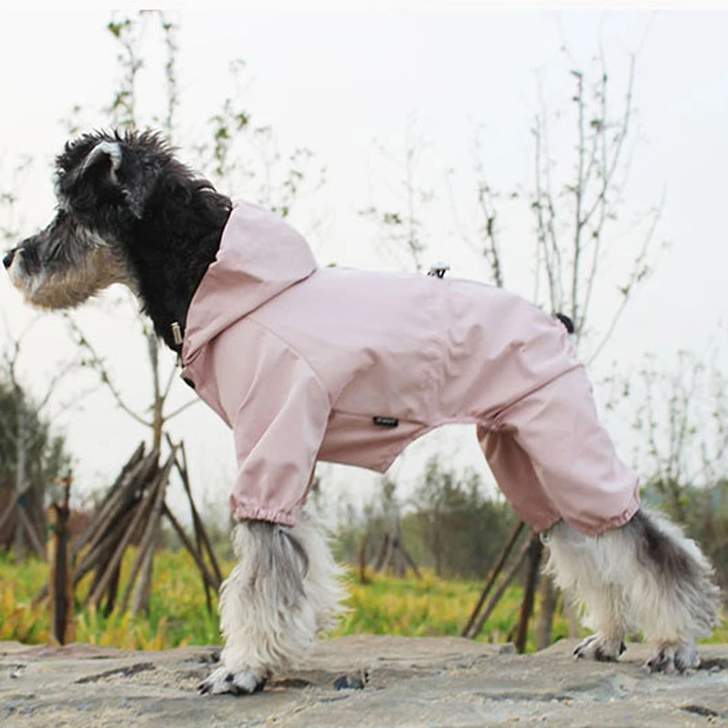 Pet Cat Dog Raincoat Hooded Reflective Poncho Teddy Dog four seasons Waterproof Soft Breathable For Small Medium Pets Puppy Cat