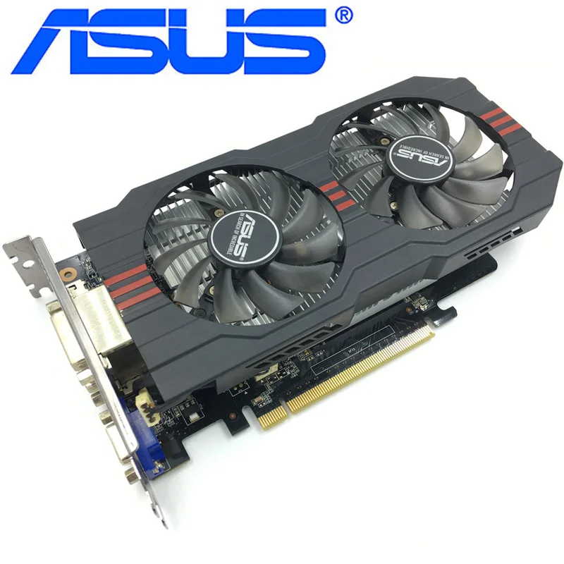 Imagem -02 - Placa de Vídeo Asus Original Gtx 750 ti 2gb 128bit Gddr5 para Nvidia Geforce Gtx 750ti Placas Vga Usadas 1050 Gtx750 ti