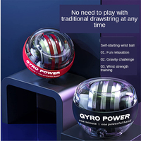 Brand Original Self-Starting Led Automatic Gyro Wrist Force Handball Automatic Start Vibrating Balls Power Ball Muscle Relax