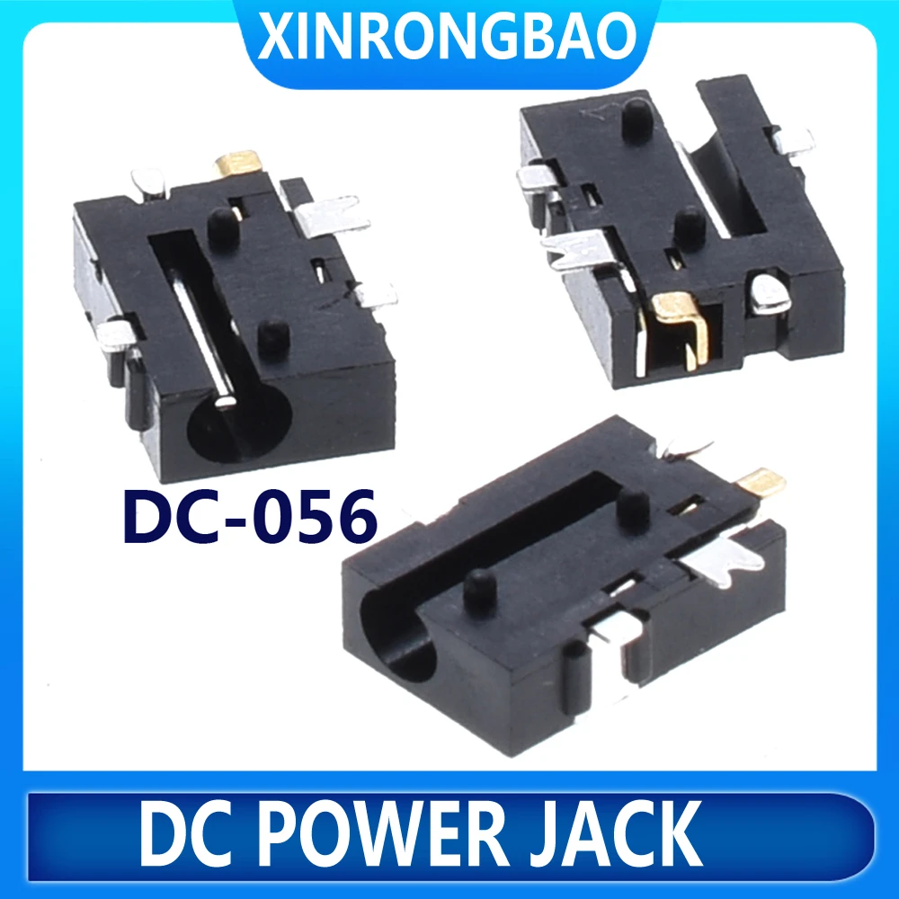 Hot sale DC power socket connector SMD/SMT DC power socket/JACK micro-patch dc-056 install charging interface high-quality DC