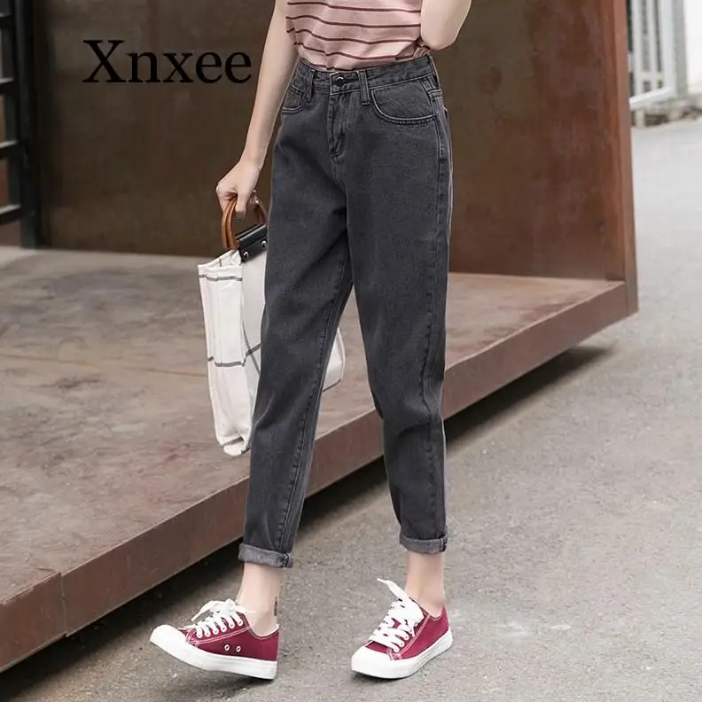 

Summer Trendy Korean Jeans Women Spring Style Simple Kawaii Harajuku Streetwear High Quality Womens Trousers All-match loose