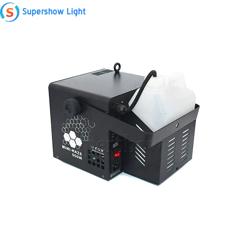 DMX512 mini 900W haze machine small fog machine with remote control for disco bar wedding