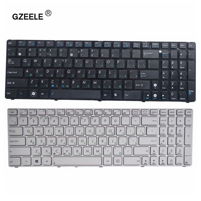 GZEELE RU FOR ASUS N71 N71Jq N71Jv N71VG K52J N53SN N53SM X55 X55V N73S N73J P53S X75V B53J Russian Laptop keyboard RU layout