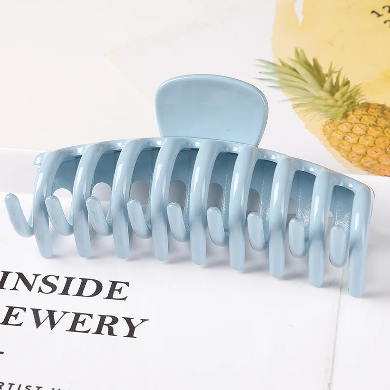 4 pcs sólido grandes garras de cabelo elegante fosco acrílico grampos de cabelo grampos de cabelo barrette headwear para meninas acessórios de cabelo