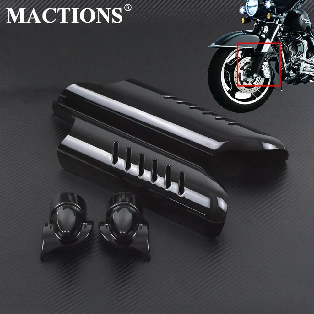 Motorcycle Lower Fork Leg Cover Guard Deflector Shield Protector For Harley Touring Street Road Glide Road King FLHR CVO FLHXSE