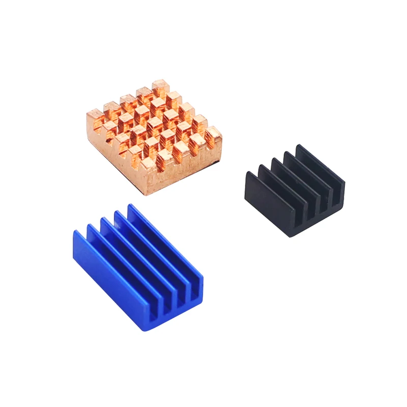 Raspberry Pi 4 Heat Sink 3pcs Cooper Aluminum Heatsink Radiator Cooling Kit for Raspberry Pi 4 Model B Mini Computer Pi 4B