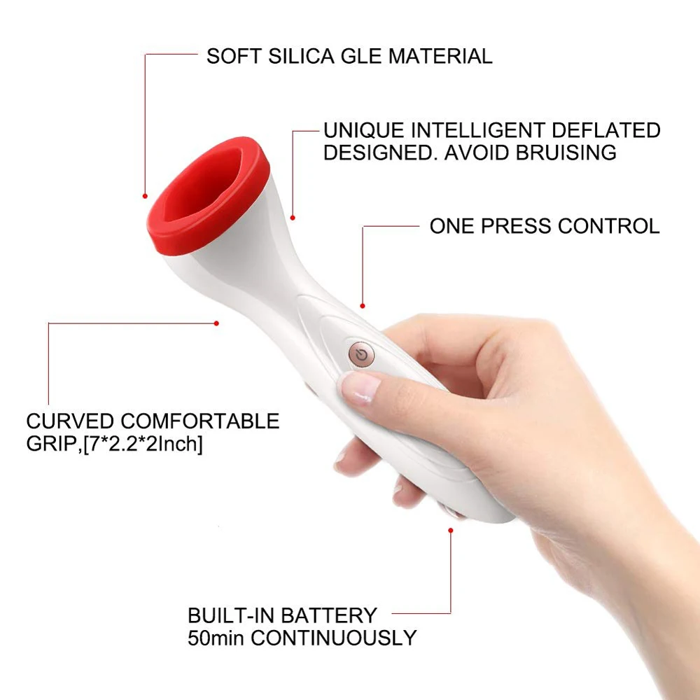 Automatic Lip Plumper Electric Plumping Device Beauty Tool Bigger Thicker Lips USB Charging Lip Plumper