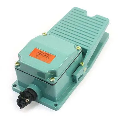 Green Nonslip Momentary Foot Pedal Treadle Switch 15A 250V SPDT NO NC TFS-402