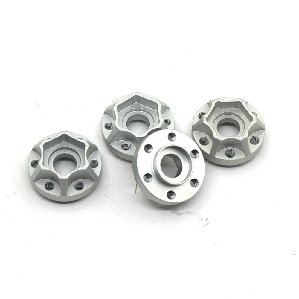 YEAHRUN 4PCS 12mm Hex Wheel Adapter 11/14.5/17.5/20.5mm Height for 1.9inch Wheel Rims Hubs 1/10 Axial SCX10 TRX4 RC Crawler Car