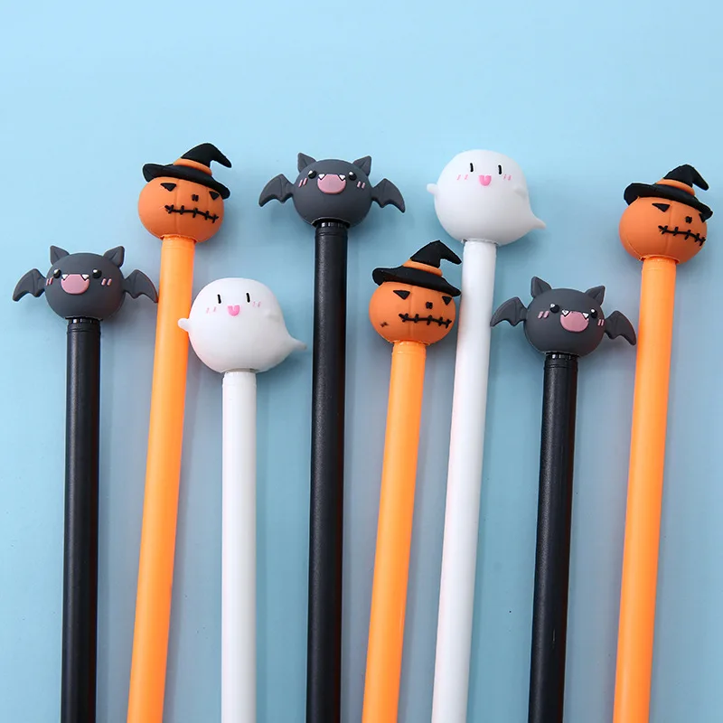 

36PCS Korea Stationery New Creative Halloween Plastic Cartoon Gel Pens Wholesale Kawaii School Supplies