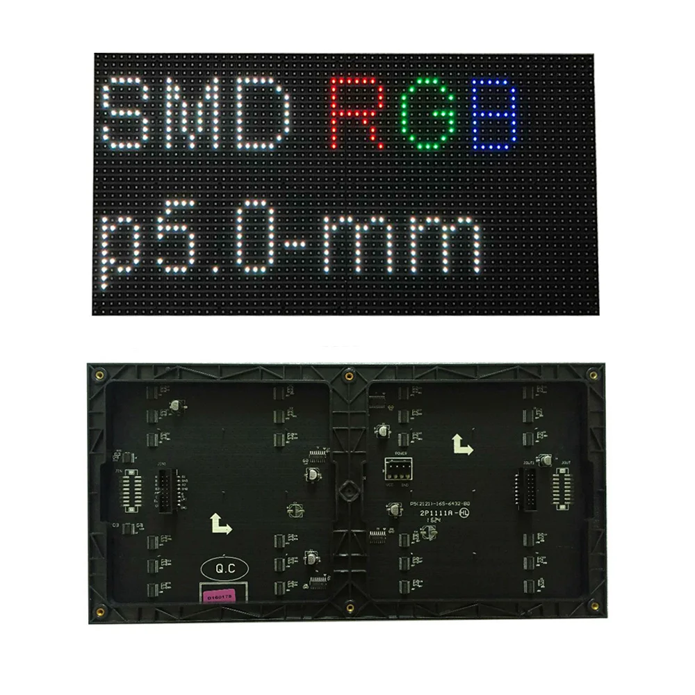 

led screen rgb module 320*160mm 64*32pixels 1/16 scan P5 SMD3528 3 in 1 indoor led display billboard, led video wall advertising