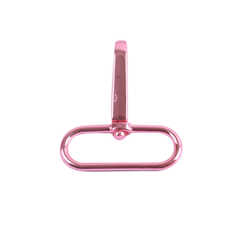 5pcs Pink Color 1inch 1.5 Inch Metal Swivel Hook For Handbag Making