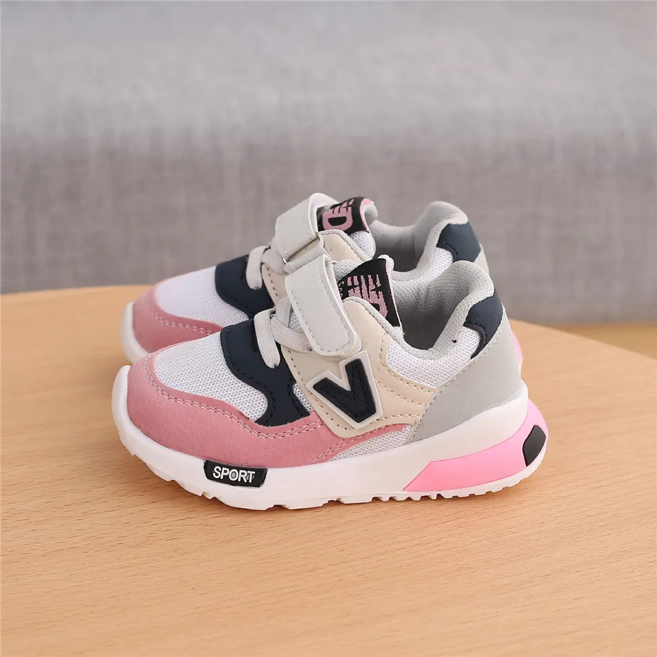 Spring Autumn Kids Shoes Baby Boys Girls Children\'s Casual Sneakers Breathable Soft Anti-Slip Running Sports Shoes Size