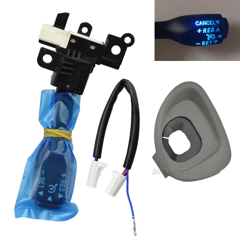 Blue LED Cruise Control Switch 84632-34011 84632-34017 45186-06210-C0 For Toyota Camry Lexus 846320F010 84632-0F010