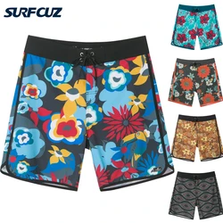 Surfcuz New Quick Dry Beach Board Shorts Men's Swimwear Swimming Trunks Bermuda Sport Short Swimsuit Boardshorts for Men Surfing