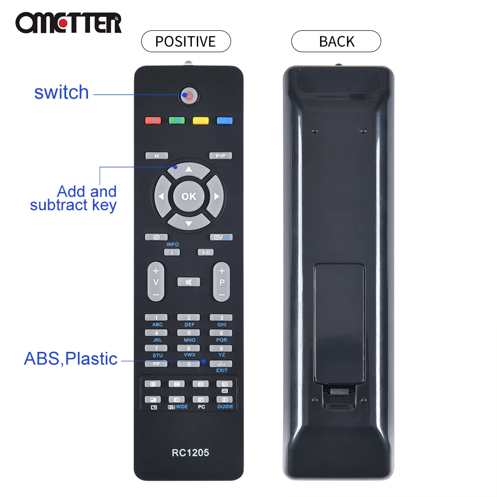 Smart LED LCD TV Ersatz Fernbedienung RC1205 für Hitachi Fernbedienung