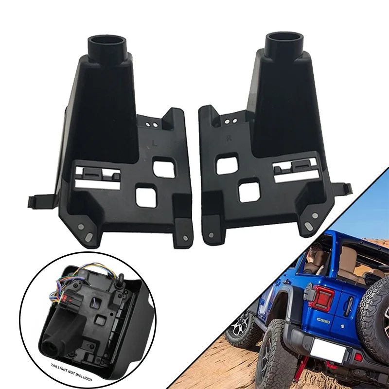 

Taillight Mounting Base ABS Interior Rear Smoked LED Tail Brake Light Holder Bracket Left Right For JEEP Wrangler JL 2018-2023+