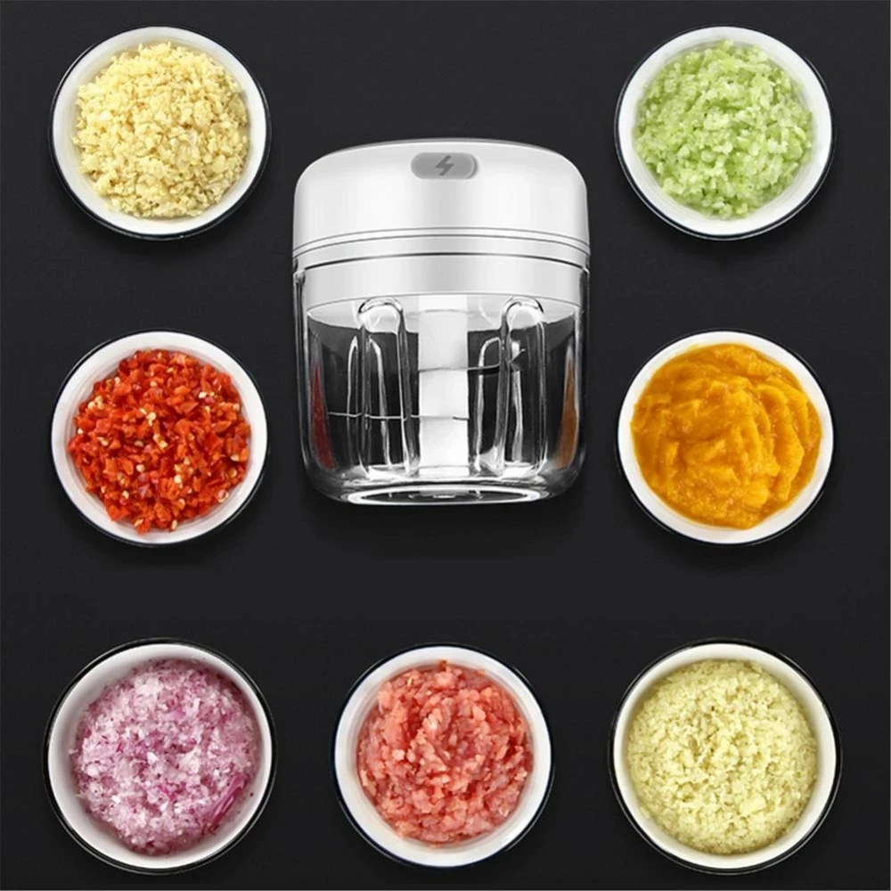 

Mini Electric Meat Grinder Seasoning Masher Wireless Chopper USB Charging Grinder Kitchen Tool