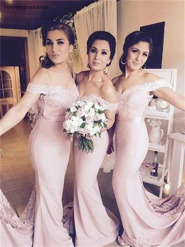 

Country Style Blush Pink Bridesmaid Dress Elegant Maid of Honor Dress Wedding Party Gown Plus Size vestidos damas de honor