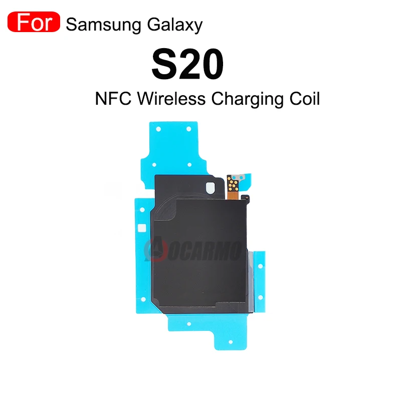 1Pcs For Samsung Galaxy S20 Plus S20+ S20 FE Ultra S20U Wireless Charging Induction Coil NFC Module Flex Cable Replacement Parts