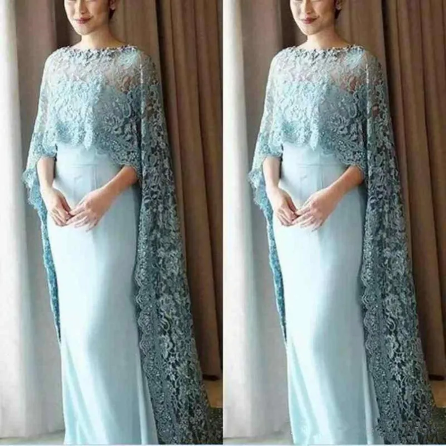 Винтажное платье для матери невесты с кружевной накидкой vestido de noiva формальное платье для конкурса свадебной вечеринки платья для гостей свадьбы 2019